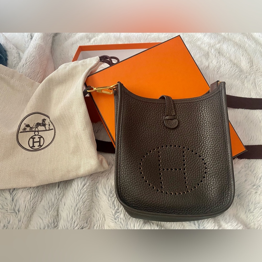Hermes Mini Evelyne TPM 16 Bag Gold Hardware - Picture 2 of 12